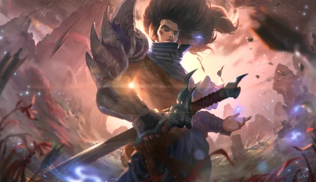 Legendų lyga: Yasuo HD ekrano užsklanda