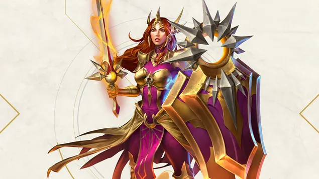 Leona (Legends of Runeterra) - League of Legends (LOL) 4K kertas dinding