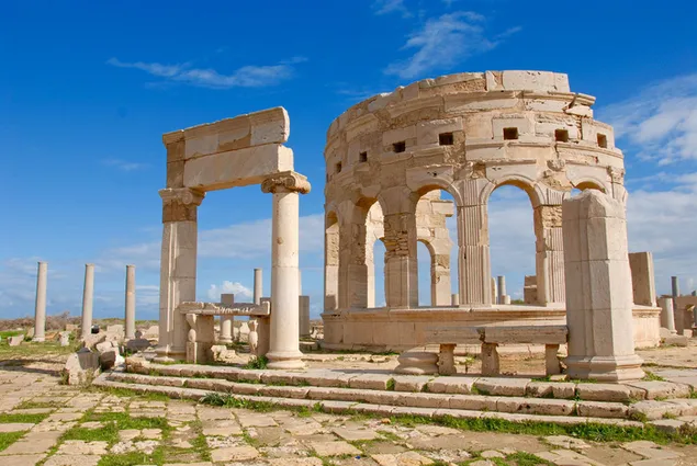 leptis magna in de stad libie download