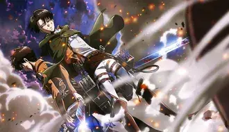 levi ackerman e eren yeager 4K sfondo