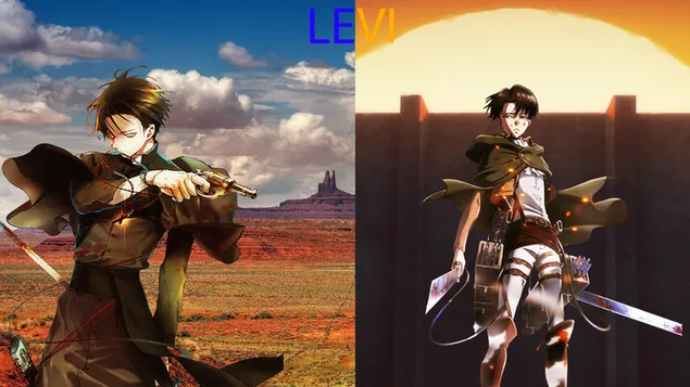 Páipéar balla Levi Ackerman2K