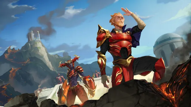 Poručnik Dragonguard (Legende Runeterre) - League of Legends (LOL) 4K pozadina