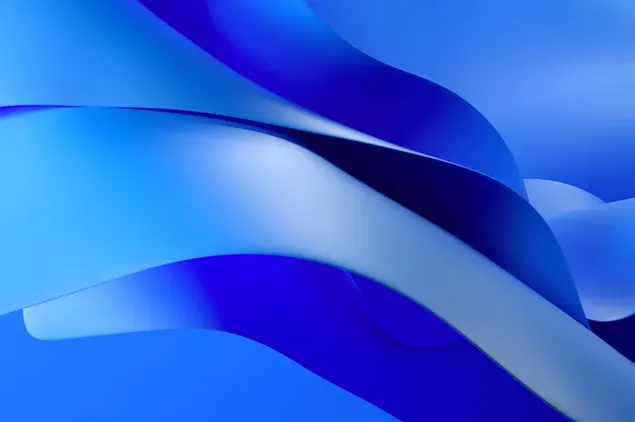 Windows 11 ブルーとして設計された光と影の形状 ダウンロード