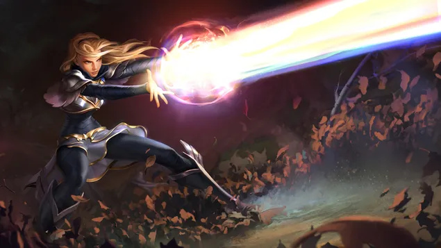 Páipéar balla Lightbringer 'Lux' (Legends of Runeterra) - League of Legends (LOL)4K