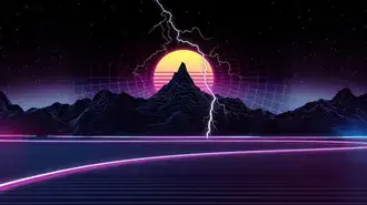 Lightning Dark 4K wallpaper
