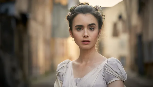 Hình nền Lily Collins trong vai Fantine (Les Miserables ~ Series) 4K