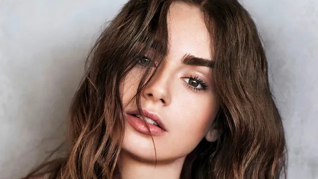 Lily Collins | Pelakon British-Amerika 4K kertas dinding