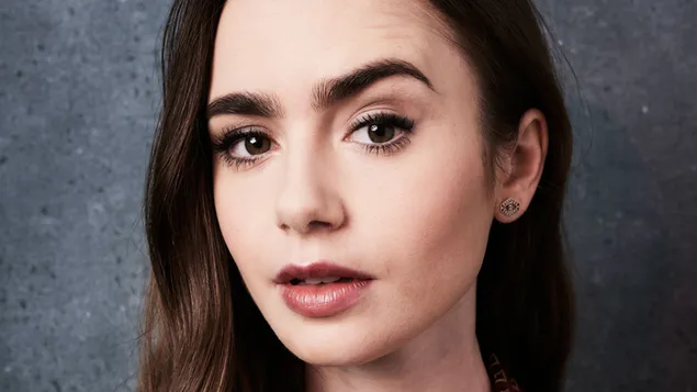 Taustakuva Lily Collins - Upea amerikkalainen näyttelijä 6K