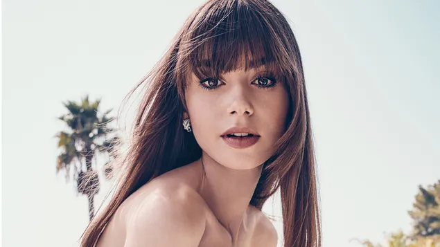 ليلي كولينز - ماري كلير أستراليا شوت 4K خلفية