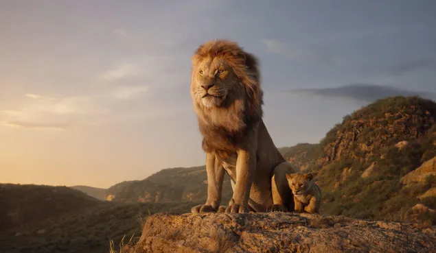 ライオンキング アニメ映画 父と子ライオン ダウンロード