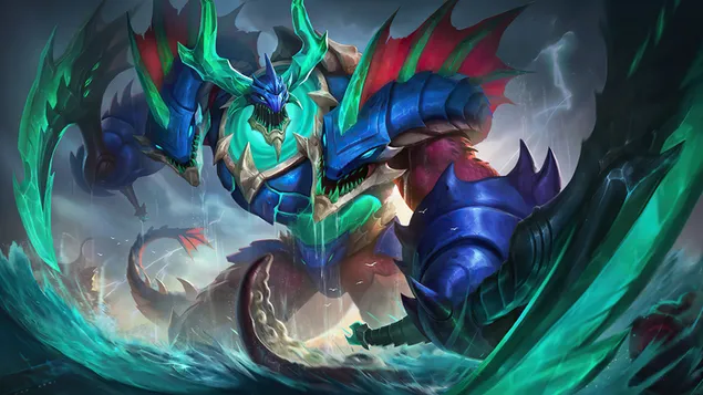 Liquid Fire "Thamuz" - Mobile Legends (ML) 4K fons de pantalla