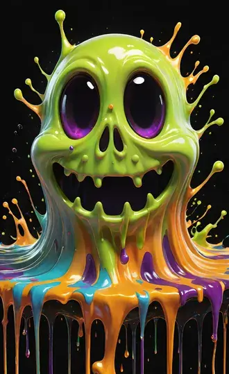 liquid ghost splash 03 HD wallpaper