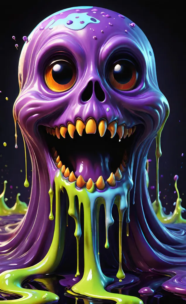 Páipéar balla splancscáileán taibhse leachtach 04HD