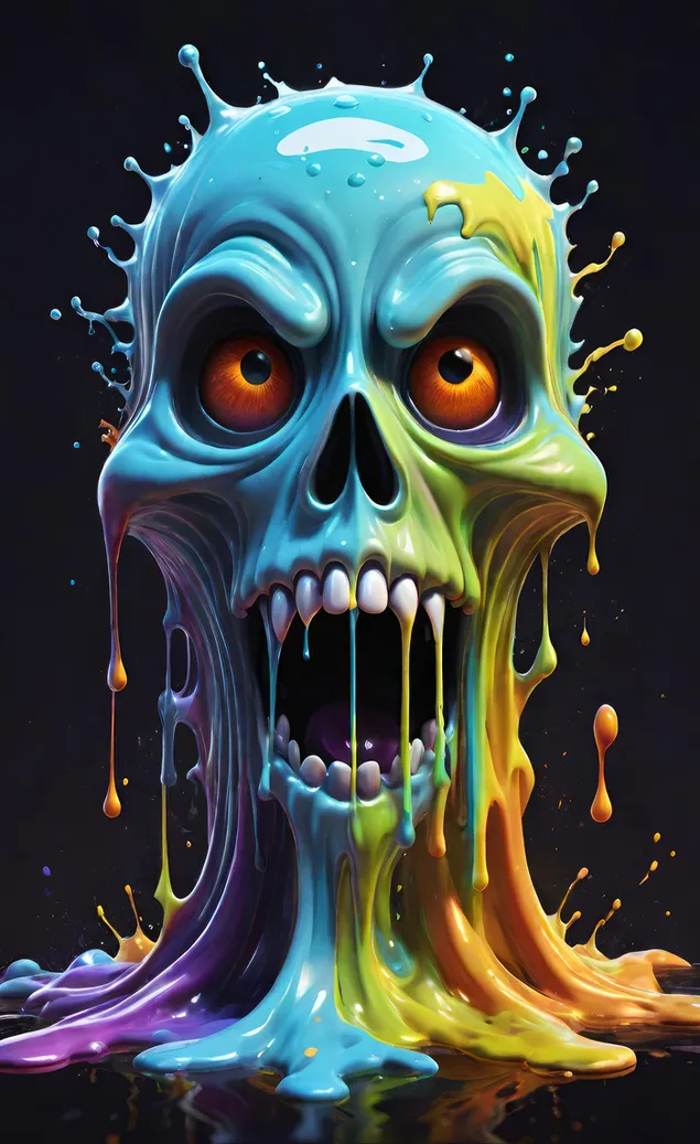 Páipéar balla splancscáileán taibhse leachtach 06HD