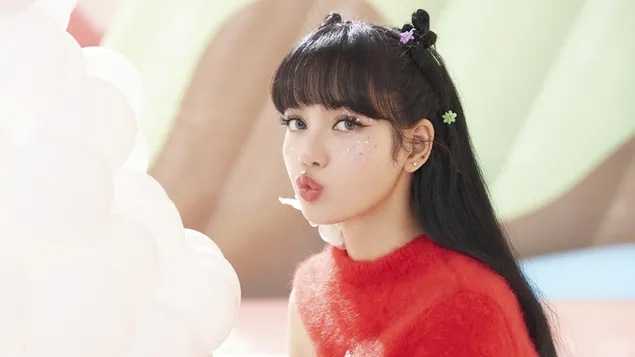 Lisa van BlackPink in 'Ice Cream' M/V-fotoshoot (het album) download