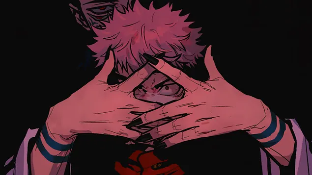 Taustpilt Kirjandussarja anime Jujutsu Kaisen 4K
