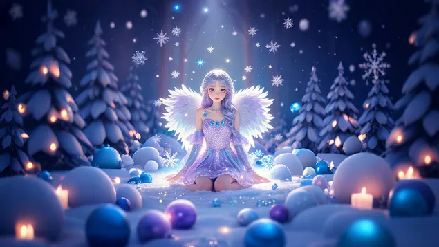 Klengen Engel mat glänzend Flilleken 2K Tapeten