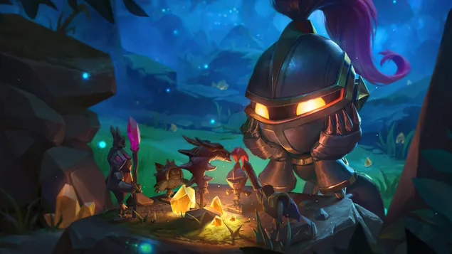 Little Knight 'Amumu' Wild Rift Splash Art - League of Legends (LOL) 4K bakgrund