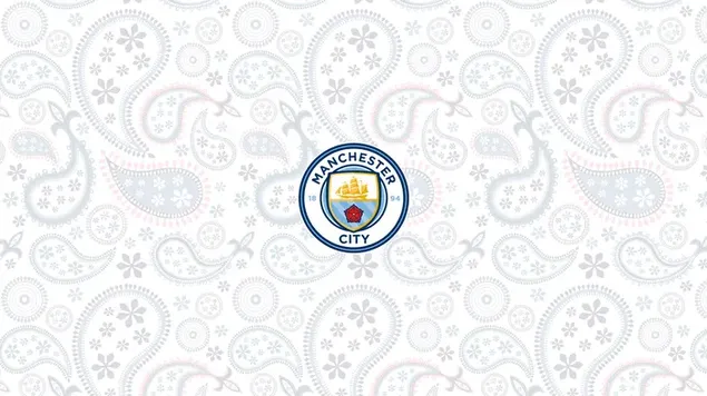 Logo van Manchester City voor patronen in de Engelse Premier League-voetbalteams download