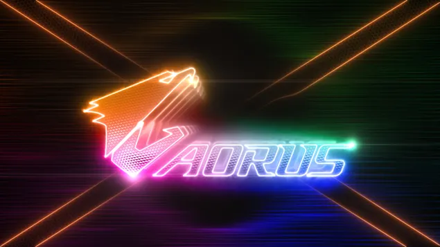 Logotipo de fondo de AORUS