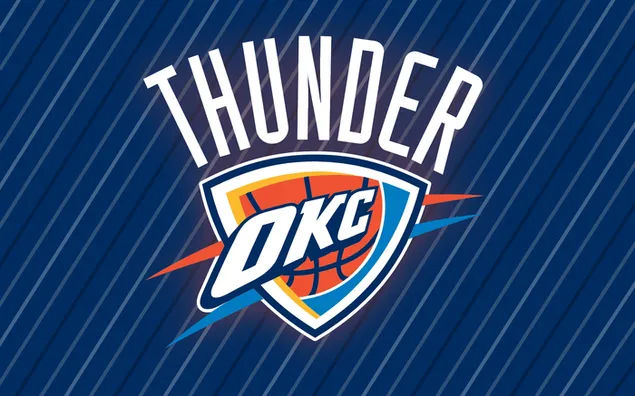 Logotipo del trueno de la ciudad de Oklahoma
