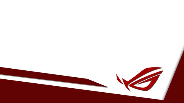 logotipo rojo asus rog