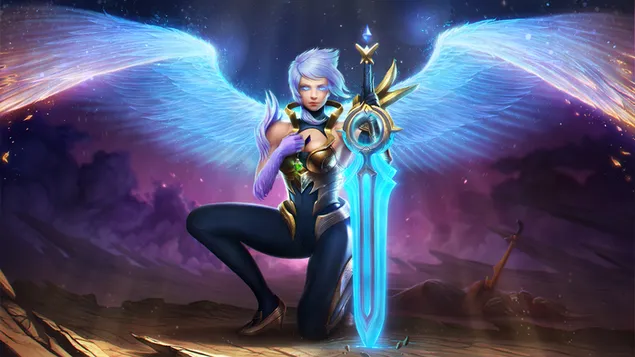 (LOL) League Of Legends - Angel Riven HD sfond