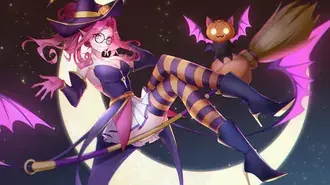 (LOL) League of Legends: Felicitarea Janna 4K imagine de fundal