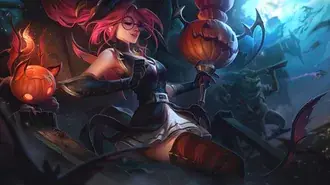 (LOL) 英雄联盟 - 迷人的迦娜 8K 壁纸