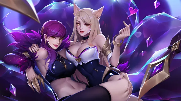 (LOL) League of Legends - Gorgeous Ahri with Evelynn download