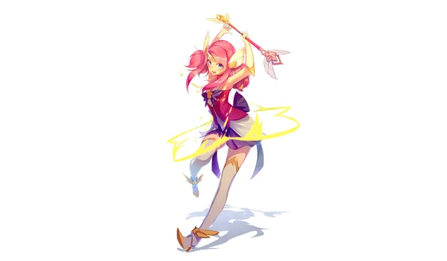 (LOL) League of Legends - Lux 4K วอลเปเปอร์