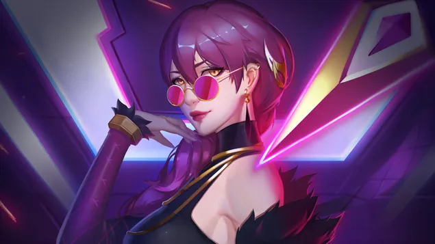 (LOL) Legendų lyga – popžvaigždė Evelynn 4K ekrano užsklanda