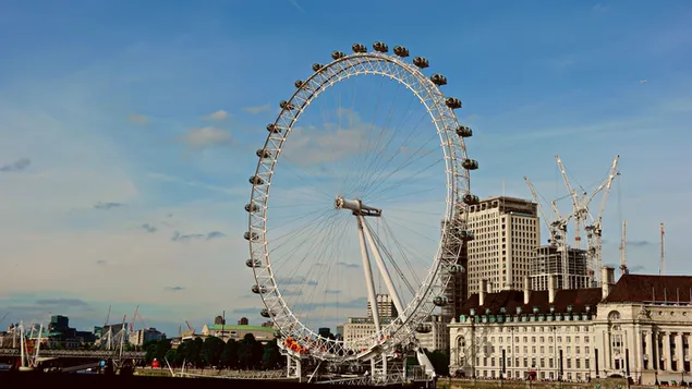 London Eye, roda del mil·lenni baixada