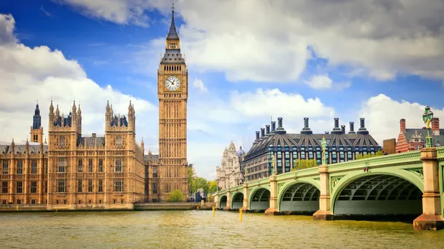 London's most famous clock tower Big Ben download