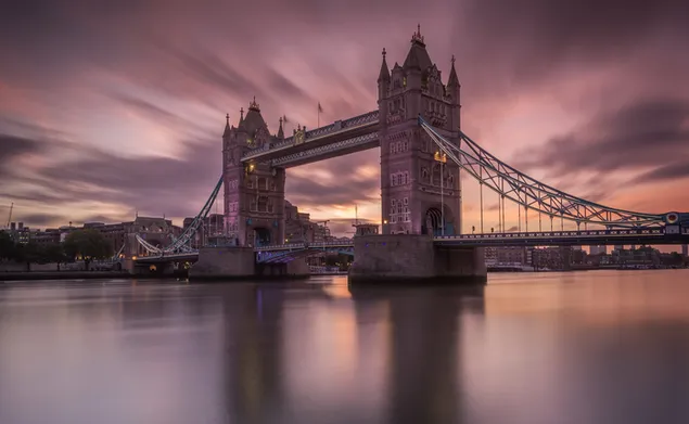London Thames, Tower Bridge 2K tapet