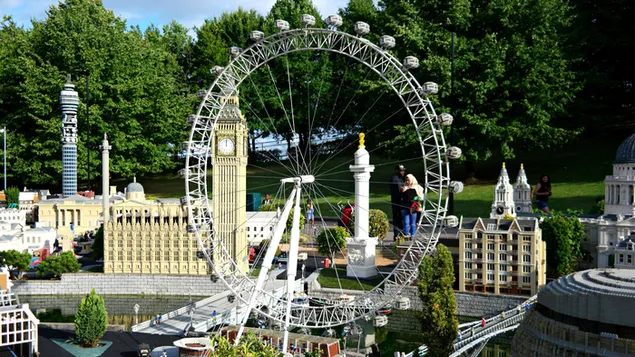 Muat turun Miniatur Lego Tempat Pelancong London di Lego Lands