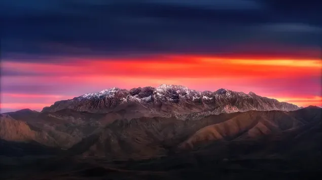 Lone Pine Peak, Californië, VS 8K achtergrond