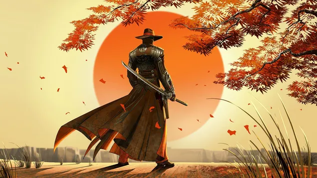 Hình nền Lone Samurai 2K