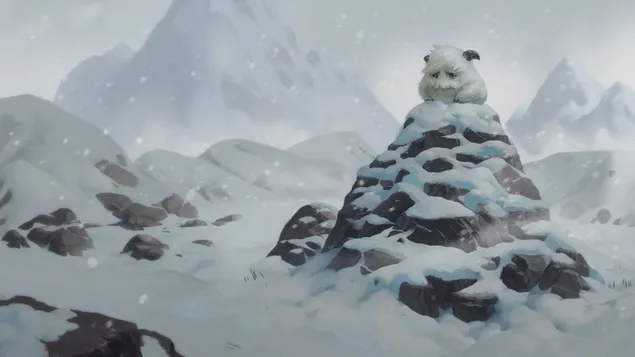 Samotny „Poro” (Legends of Runeterra) - League of Legends (LOL) 4K tapeta