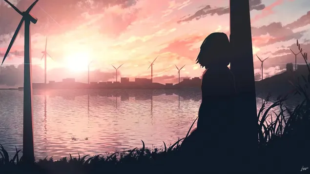 Lonely & sad anime girl download