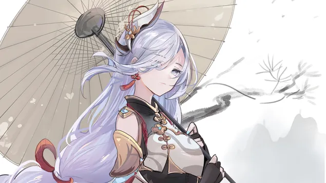 寂しい夢'シェンヘ'| 原神インパクト【オンラインビデオゲーム】 4K 壁紙