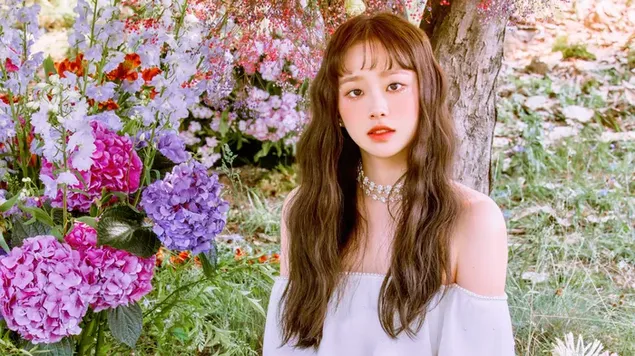 Flip That' 뮤직비디오 촬영 중인 이달의 소녀 츄 4K 배경화면