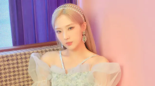 Loona's Haseul | „Apversk tai“ MV fotosesija 4K ekrano užsklanda