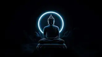 Tapeta lord buddha v meditaci 2K
