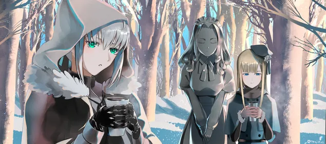 แฟ้มคดีของลอร์ด El-Melloi II {Rail Zeppelin} Grace Note - Grey & Reines El-Melloi Archisorte 2K วอลเปเปอร์