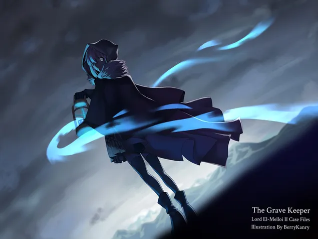 Fail Kes Lord El-Melloi II {Rail Zeppelin} Nota Rahmat - Grey The Grave Keeper 2K kertas dinding