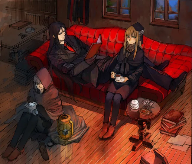 Fail Kes Lord El-Melloi II {Rail Zeppelin} Nota Rahmat - Waver Velvet,Gray & Reines El-Melloi Archisorte 2K kertas dinding