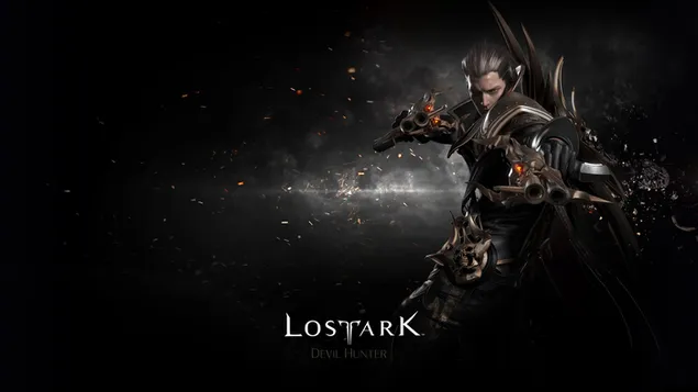 Ταπετσαρία Lost ark online πολεμικό παιχνίδι ασιατικός χαρακτήρας κυνηγός διαβόλου 2K