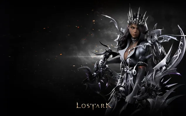 Lost ark online war game assian character hawk eye woman post 2K bakgrund