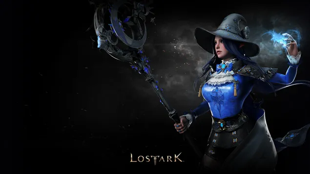 Lost ark online war game magic character witch